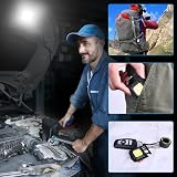 URAQT Mini LED COB Flashlight 1000 Lumens 7 Modes Keychain USB Rechargeable view 6