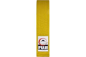Fuji Solid Rank Karate Judo TKD Belts - Cotton Belts Ideal for All Mixed Martial Arts with Durable Stitching