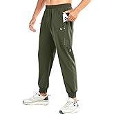 NORTHYARD Men's Athletic Running Pants Lightweight Workout Joggers Quick Dry Gym Sweatpants Active Sports Track Training