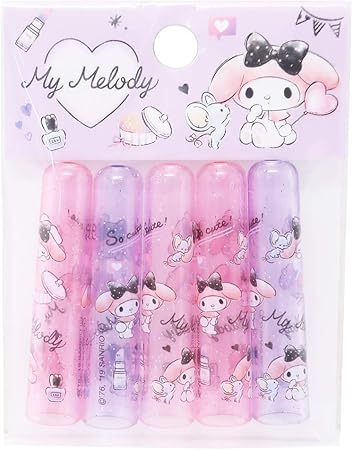 Amazon Co Jp マイメロディ 鉛筆キャップ えんぴつカバー 5本セット コスメチラシ サンリオ 文房具 オフィス用品