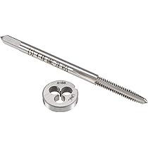 12-24 UNC Tap And Die Set - High Speed Steel With 20mm Round Die & Handle Wrench 6 thumbnail image