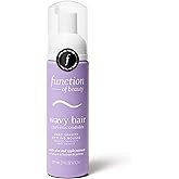 Function of Beauty Wavy Hair Mousse for Styling - Anti-Frizz Hair Styler Adds Volume & Defines Natural Waves - Volumizing & Texturizing Lightweight Styling Foam with Flexible Hold - Hair Care Products