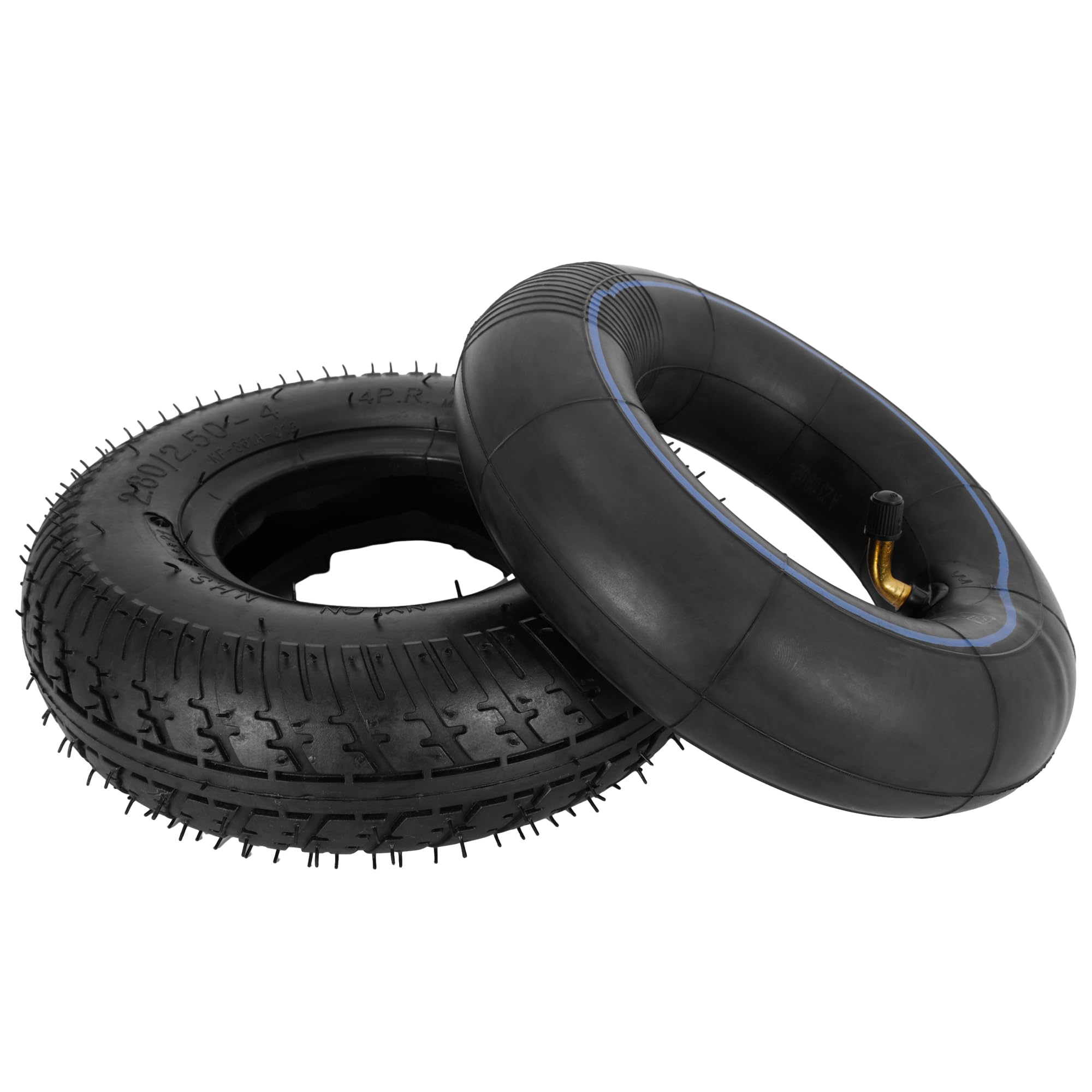 Photo 1 of 2.80/2.50-4 Tire Inner Tube,RUTU 2.80-4 Mobility Trike Tires and Tubes for Electric Scooter Hand Truck Garden Cart Dolly