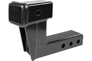 MaxxHaul 50650 Trailer Hitch Riser for 2 inch Receivers with 6 inch Rise/Drop