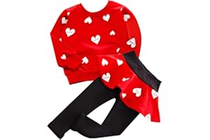 BOMDEALS Adorable Cute Toddler Baby Girls Clothes Set,Long Sleeve T-Shirt +Pants Outfit