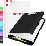 Sooez Clipboard with Storage, High Capacity Nursing