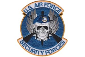 SQUADRON NOSTALGIA LLC USAF Security Forces Patch – with Hook and Loop