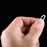 Oumefar 50Pcs Chicken Beak Rings Color Random Anti Pecking Poultry Feather Tool view 3
