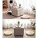 Eshow Japanese Straw Cushion Tatami Floor Cushion Japanese Style Handcratfed Wicker Mat Futon Flat Meditation Cushion Zabuton Japanese Floor Pillow Eco-friendly and Breathable
