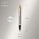 Parker IM Ballpoint Pen Brushed Metal Medium Blue Ink Gift Box view 3