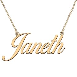 HUAN XUN Customized Custom Simple Any Name Necklace