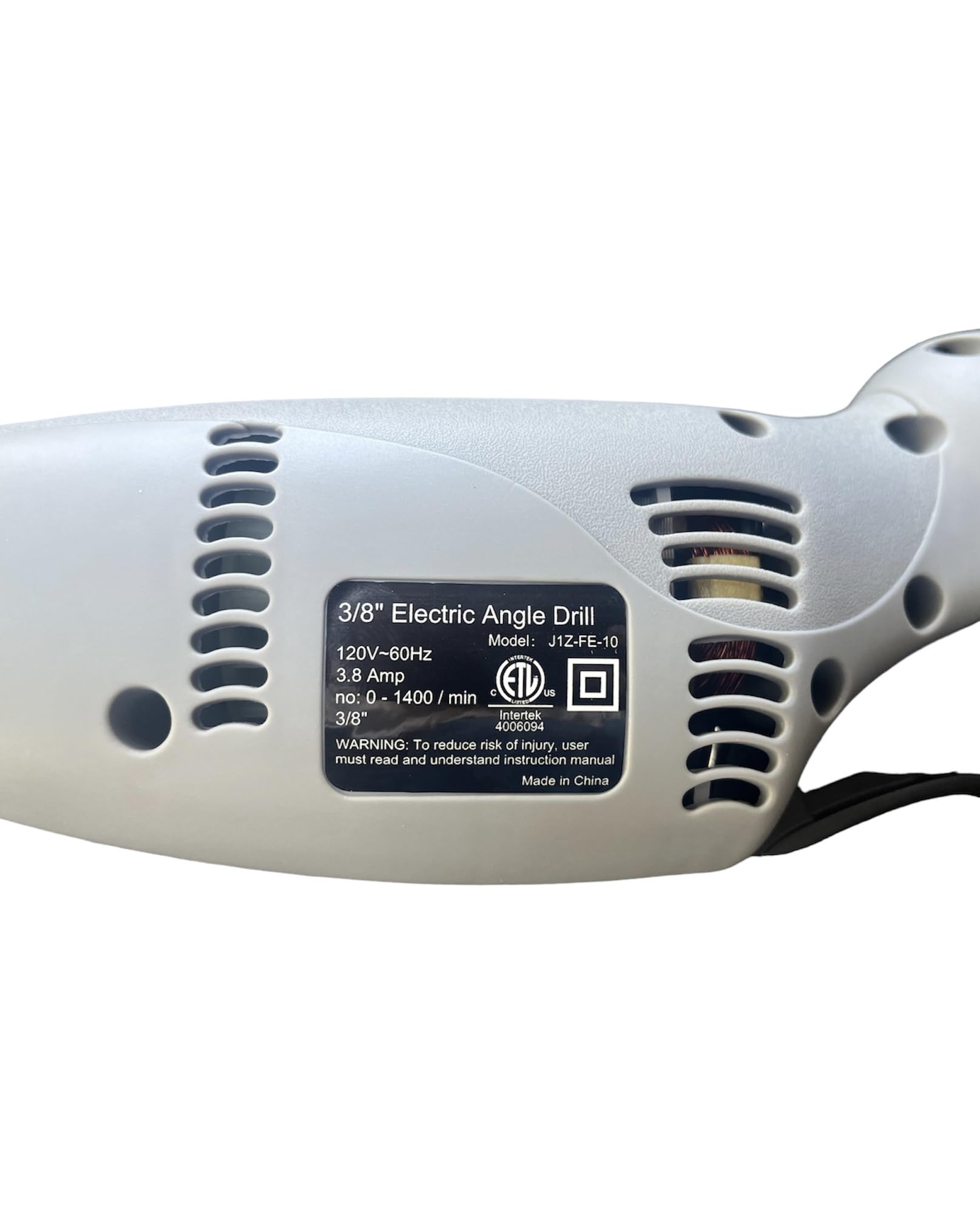 Gino Development 01-0173 TruePower Electric Close Quarters Angle Drill, 3/8