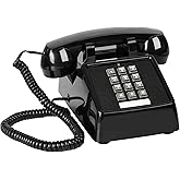 Sangyn Classic Vintage Cord Phones for Landline Old Telephone with Mechanical Ringer Volume Control Retro Analog Desk Phone f