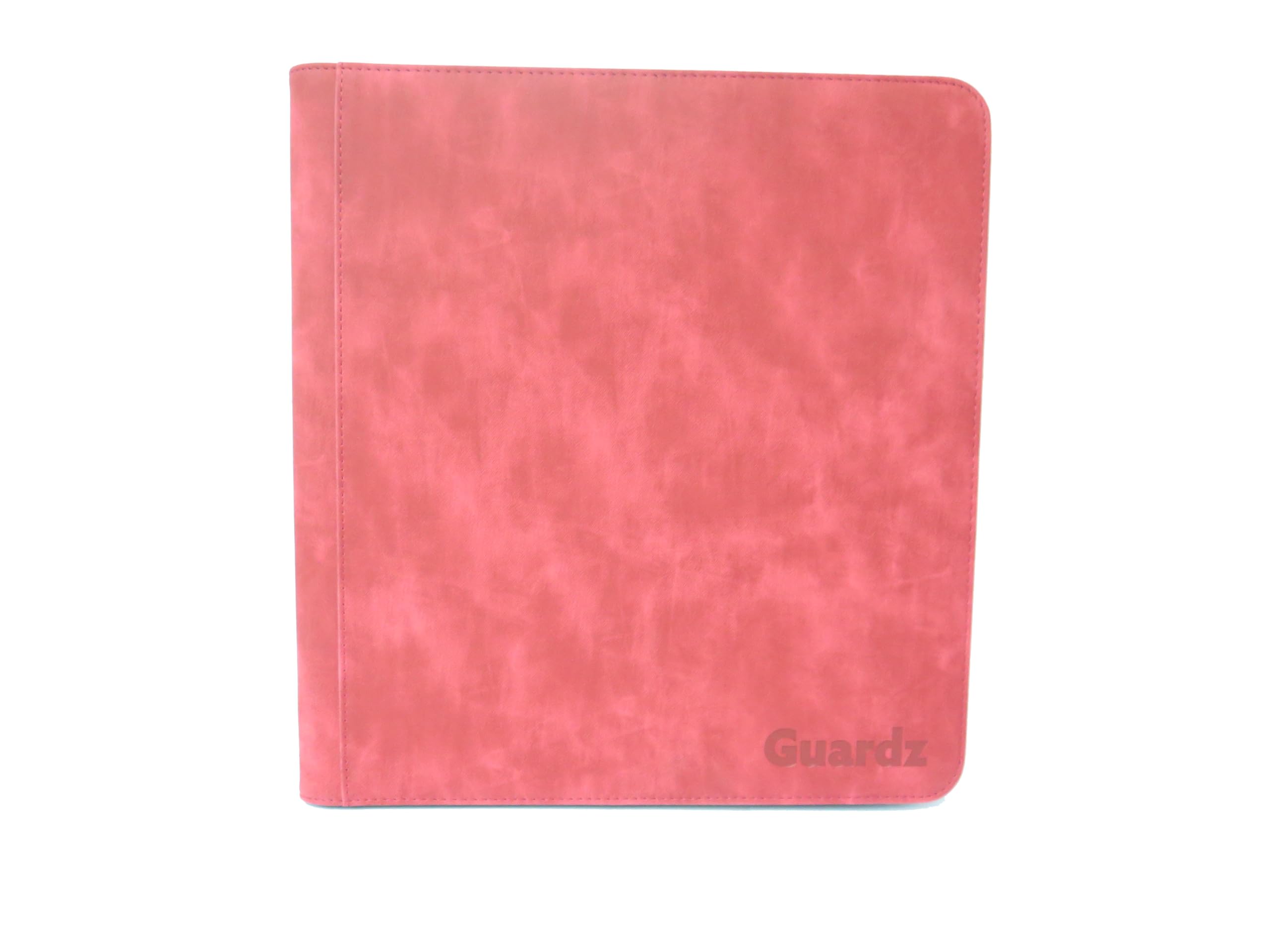 Guardz - 12 Pocket Zip Trading Card Album Binder Folder - 480 Side Loading Pockets (Red)