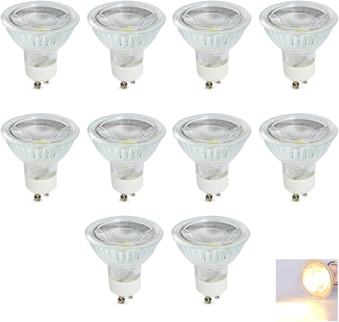 MR16/GU10 LED-Leuchtmittel, dimmbar, COB-LED, 5 Watt, 400 Lumen
