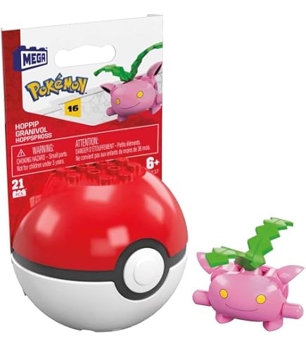 MEGA Construx - Pokemon Pokeball Set -MORPEKO in Premier Ball (16