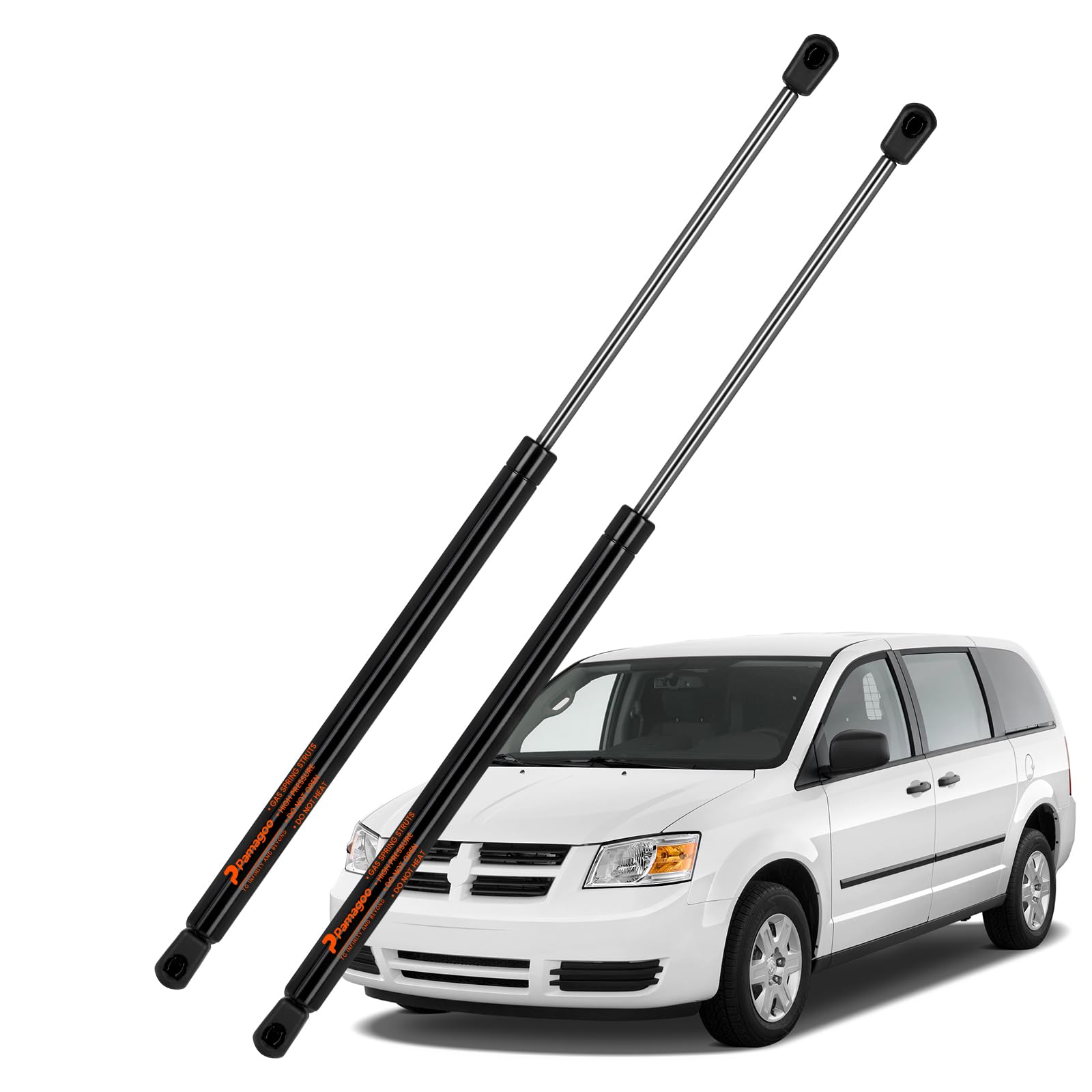 Photo 1 of PAMAGOO 6124 Gas Struts Rear Hatch Trunk Lift Support Shock for Chrysler Town & Country 2008-2016, Dodge Grand Caravan 2008-2020 Liftgate Tailgate, 2 Pack