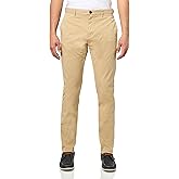 Hugo Mens Slim Fit Chino Style Cotton Twill Trousers Pants, Stone Beige, 29-32 US