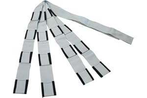 Forearm Forklift - PRO Model - 8" Longer Straps Than Original Model, 1 More Loop Per End Vs Orig Model, Lifting and Moving Straps, 800 lb wt Cap, Silver/Black, Model FFL4LOEE