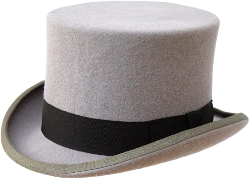 mens grey top hat