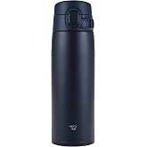 Zojirushi SM-VA60-AD Water Bottle, One-Touch Stainless Steel Mug, Seamless, 20.3 fl oz (600 ml), Navy