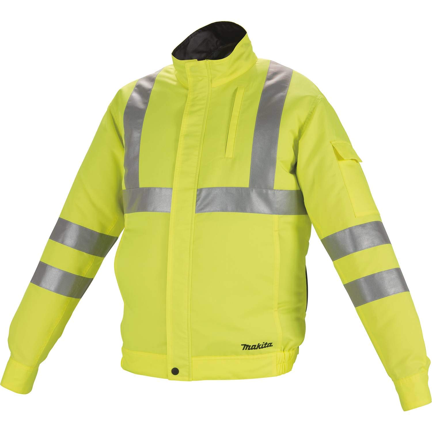 Makita DFJ214ZL Fan Jacket, 18 V, Florescent Yellow, Large