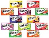 Snack Passport - Trident Gum Fruity Variety Bundle- 12 Packs (10 Flavors)