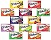 Trident Sugar Free 10 Fruit Flavors Variety Bundle (12 Packs Total)