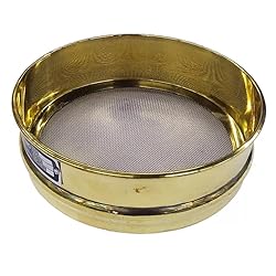 Standard Brass Sand Test Sieve Set with Lid & Pan
