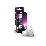 Philips Hue Smart 50W GU10 LED Bulb - White and