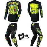 MX Outfit O'Neal Element Rancid Kids/Youth Protective Pants Jersey riding bundle motocross dirt bike combo set