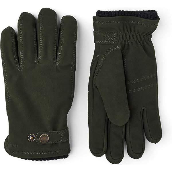 Hestra Gants Joar Nubuck Homme - en cuir avec doublure Hiver Hestra Gants Joar Nubuck Homme - en cuir avec doublure Hiver