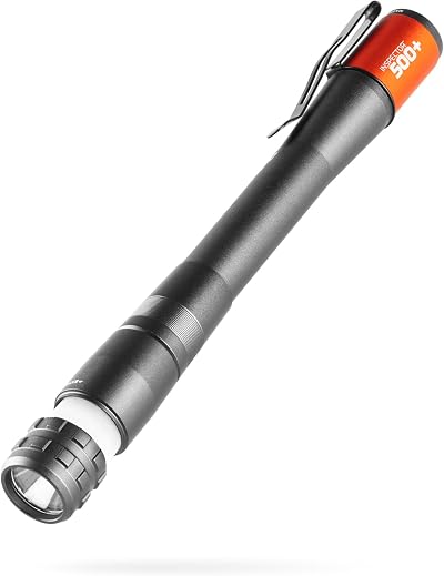 NEBO Inspector 500 Plus Pen Light 500 Lumens USB Rechargeable IPX7 Magnetic Clip