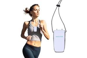 Hosoution Portable Air Purifierair, Rechargeable Personal Air Purifier, Wearable Travel Air Purifier, Negative Ion Generator, Air Purifier Necklace,White