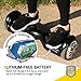 Swagtron T881 Startup Self-Balancing Hoverboard with SentryShield Quantum Battery Protection, Red