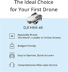 DJI Mini 4K Drone Quadcopter Fly More Combo with