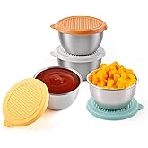 Ninsula 2oz Small Salad Dressing Containers To Go, 4 Pack Condiment Containers with lids, Stainless Steel Small Sauce Cups for Kitchen, School, Office, Picnic