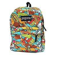 JANSPORT Classic Superbreak Backpack (Multi Junk Food (T5010B5