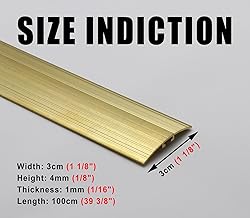 ARCVOX Non-Slip Brass Threshold Strip