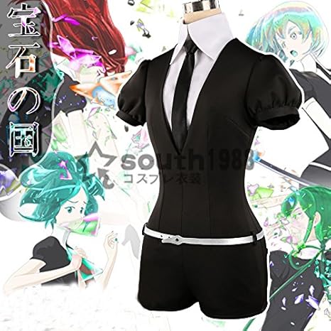 Amazon シンシャ モルガナイト ゴーシェナイト ベニトアイト アメシスト レッドベリル 宝石の国 コスプレ衣装 コスチューム ハロウィンイベント パーティー コスプレ 仮装 通販