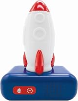 Lexibook Rocket Nightlight Alarm Clock Sounds LCD Backlit Blue RL800SPCLXB view 3