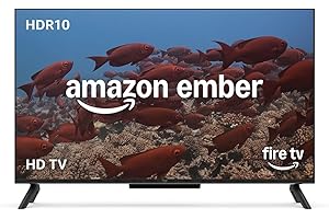 �鶹�� Ember 32" 2-Series with Fire TV (newest model), HD smart TV with Alexa Remote, fast streaming, Dolby Audio, Ambient Ex