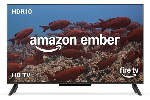 Amazon Ember 32" 2-Series with Fire TV (newest model), HD smart TV with Alexa Remote, fast streaming, Dolby Audio, Ambient Experience, free and live TV, find shows faster with Alexa+