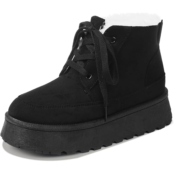 Amazon.com | UGG Women's Ridge Mini Boot, Black, 5 | Snow Boots