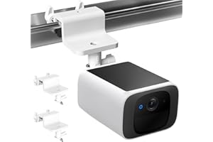 Didalo 2 Pack Gutter Mount Compatible with eufyCam 2C/2C Pro, 2/2 Pro, 3C/S300, 3/S330,SoloCam S220/C210, 360°Rotation Security Bracket with 1/4 Screw Thread(Camera Not Included)