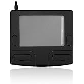 Adesso Smart Cat, 4 Button Glidepoint USB Touchpad (GP-410UB),Black