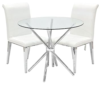 Febland Chrom Criss Cross Basis Esstisch Und 2 Kirkland