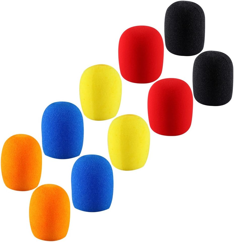 2sets of 5pcs Different Color Long Term Microphone