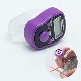 LAMXD Purple Knit Counter Finger Digital Counter for Crocheting view 2