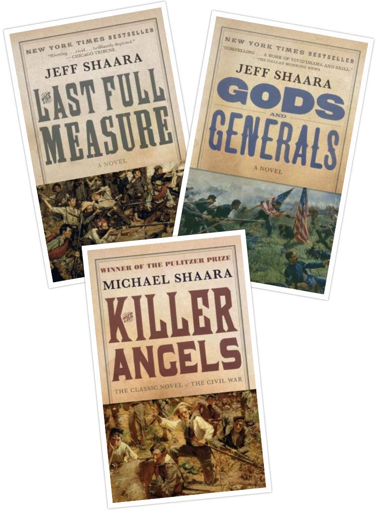 The Civil War Trilogy Gods And Generals The Killer Angels The Last Full Measure Michael Shaara Jeff Shaara Amazon Com Books
